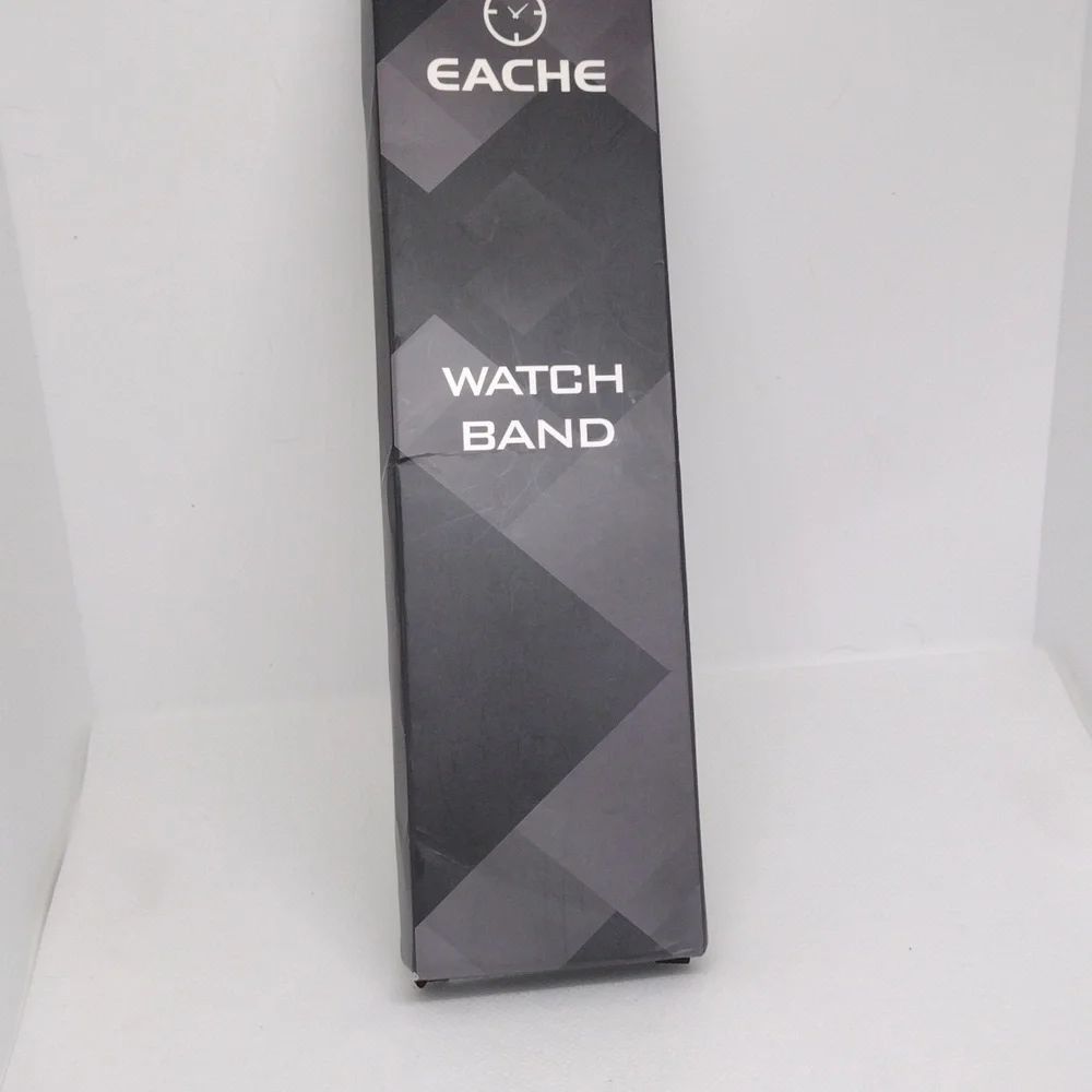 EACHE 20mm Silver Stainless Steel Mesh Watch Band - SSM06 Unisex
